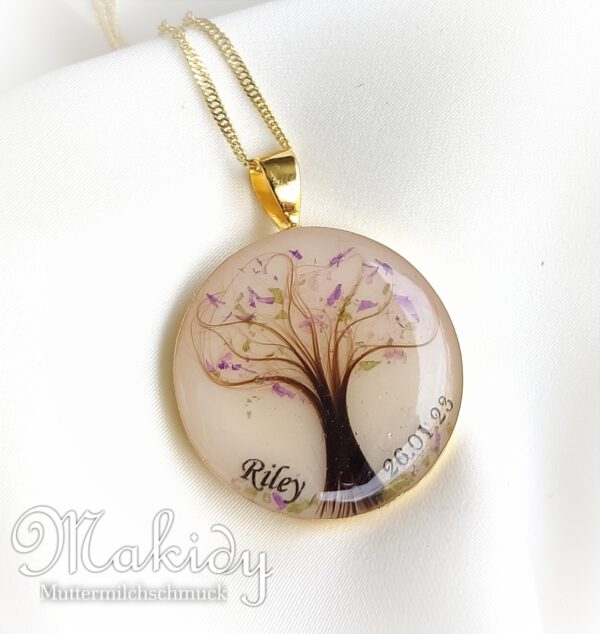 Breast milk tree best sale of life necklace