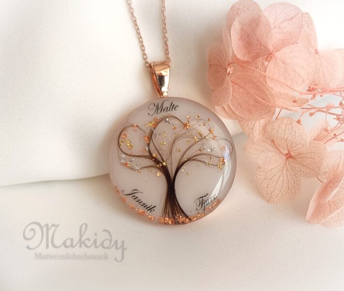 Breast milk jewelry tree of life sale