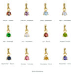 Birthstones_Gold333 with genuine gemstones